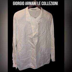 Giorgio Armani Le Collezioni white blouse size 46
